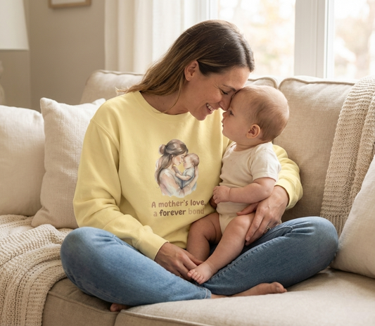 A Mother’s Love – Soft Cozy Crewneck Sweatshirt | Meaningful Gift for Moms